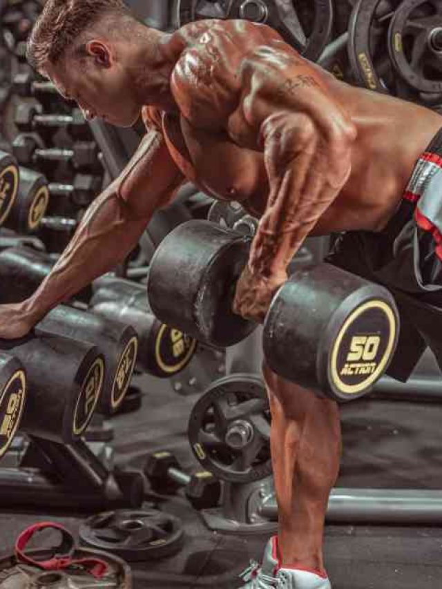 atleta fazem treino de braço