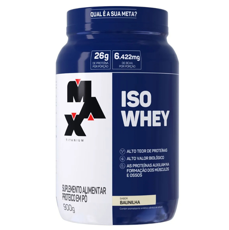 Iso Whey Max Titanium: O Suplemento Isolado de Alta Concentração Proteica