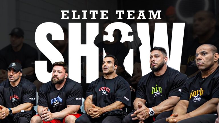 lideres dos time do elite team show