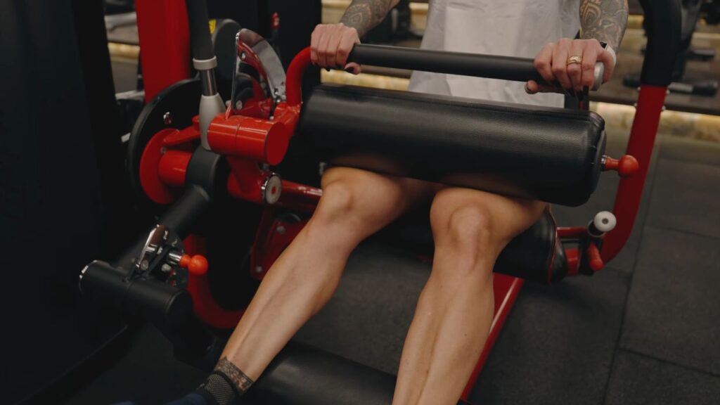 Mesa-flexora treino de posterior de coxa