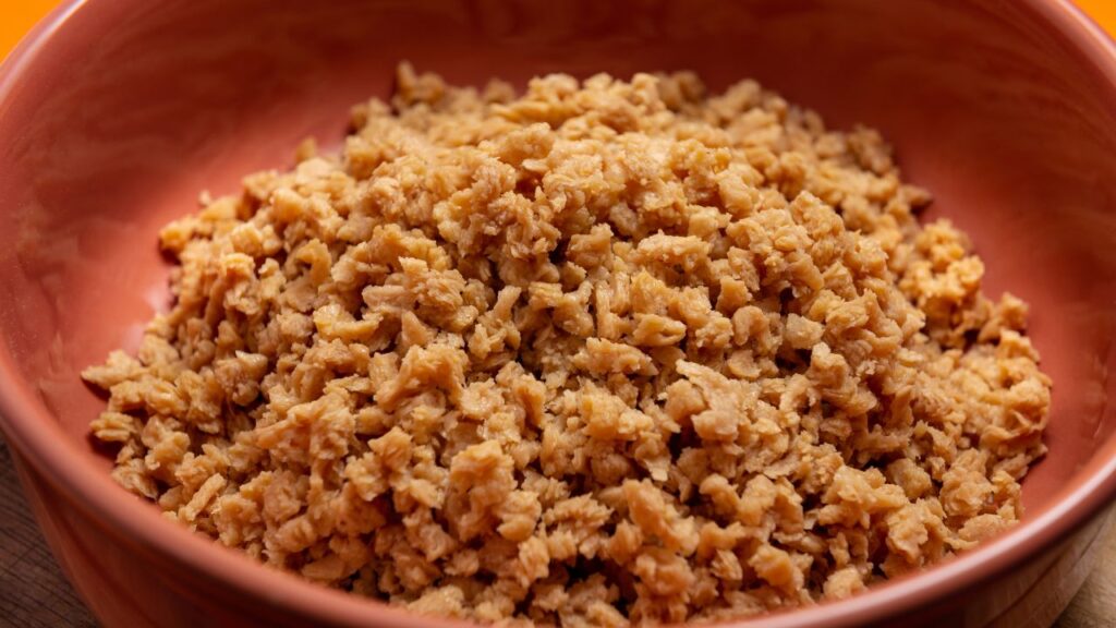 prato com proteina de soja
