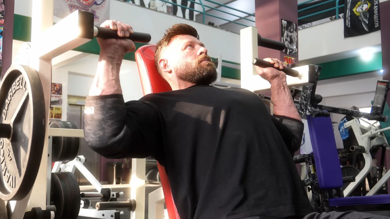 fabrico pacholok durante treino