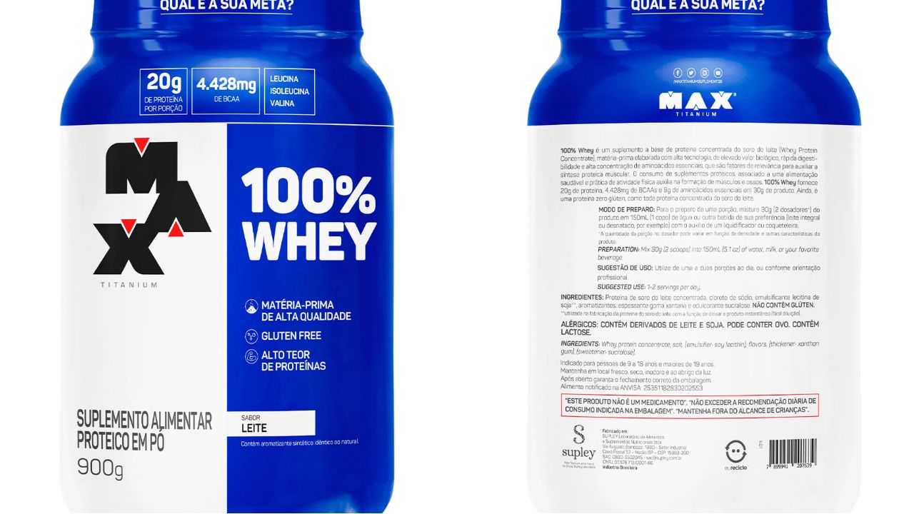 novo whey sabor leite