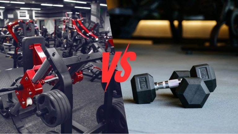 peso livre vs maquina